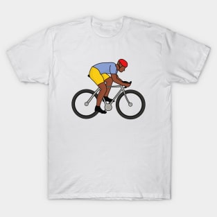 Cyclist Illustration T-Shirt